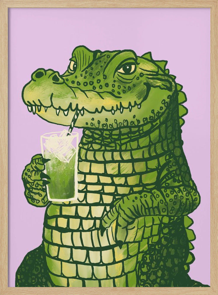 Matcha crocodile | Poster