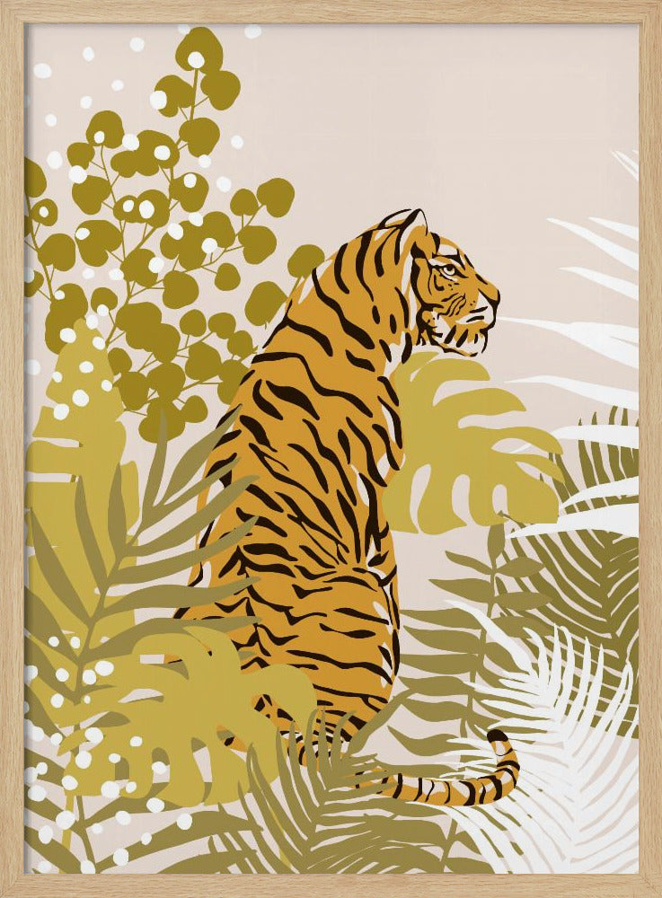 Tiger By Cats and Dotz  30 X 42 Inches | Poster