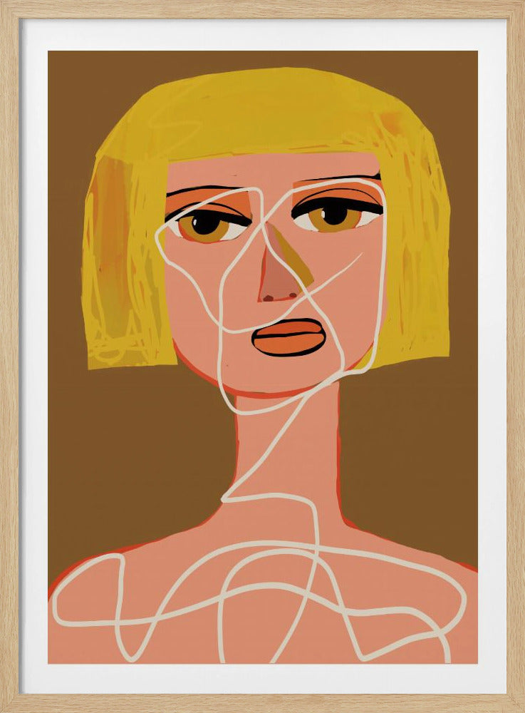 Tied up woman Tangled | Poster