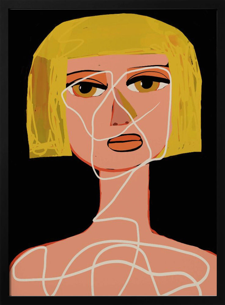 Tied up woman Tangled | Poster