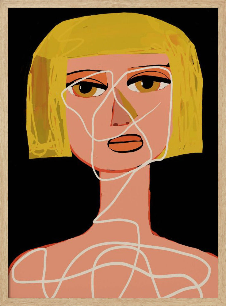 Tied up woman Tangled | Poster