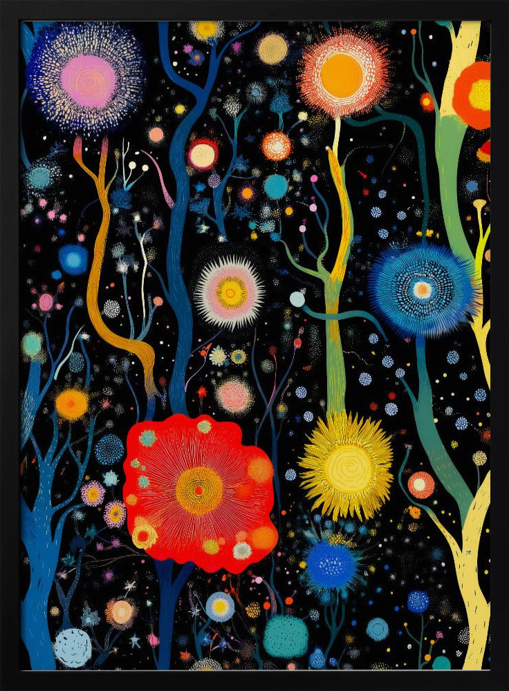 Vibrant Celestial Garden | Poster