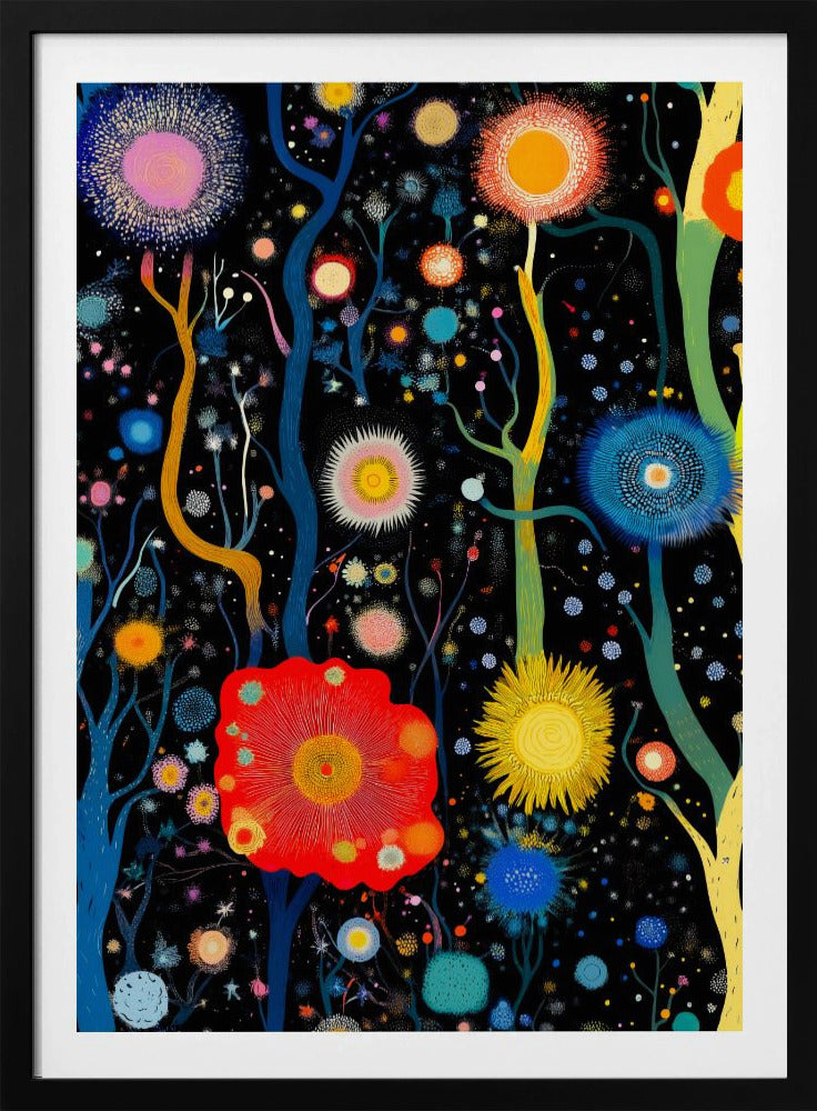 Vibrant Celestial Garden | Poster