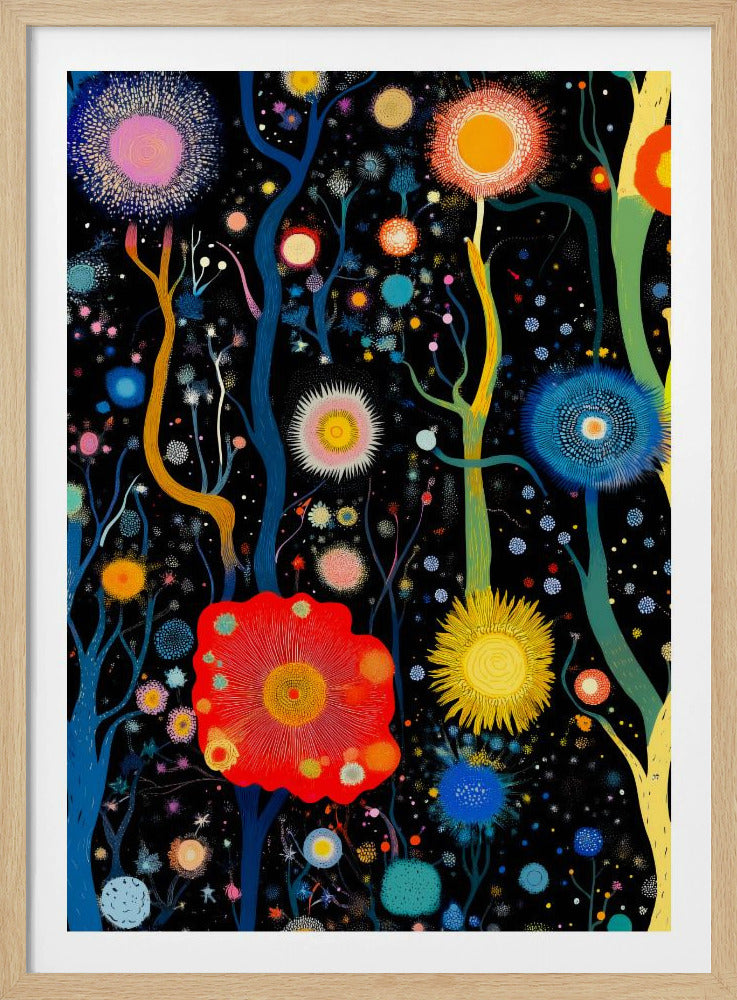 Vibrant Celestial Garden | Poster