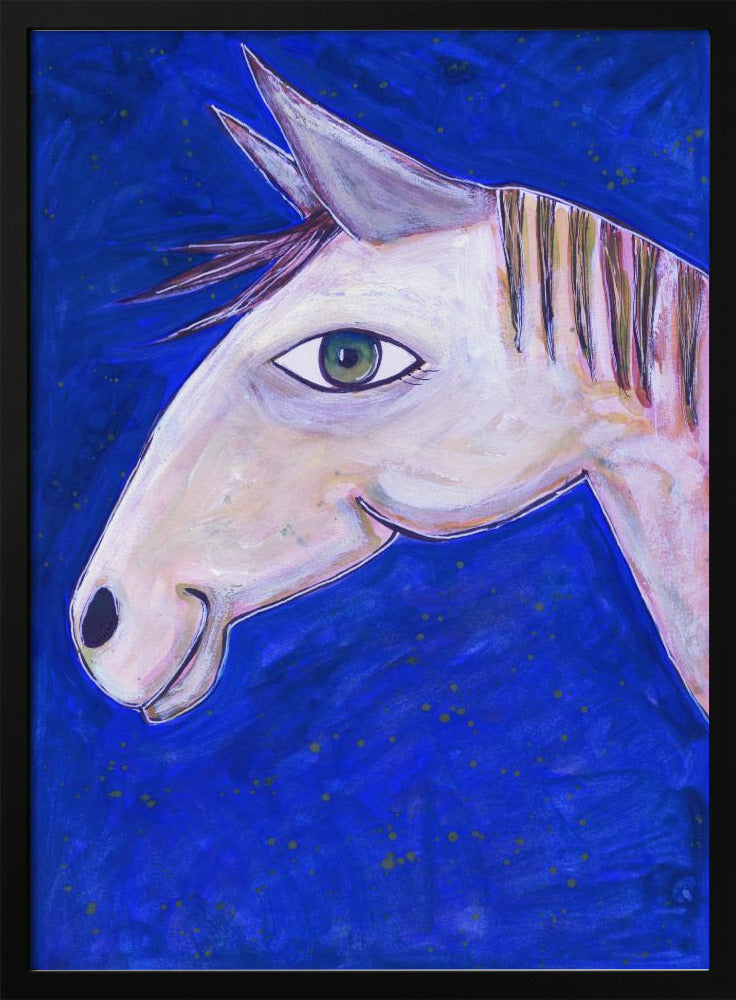 Dreaming of Horses Luminous Blue | Poster