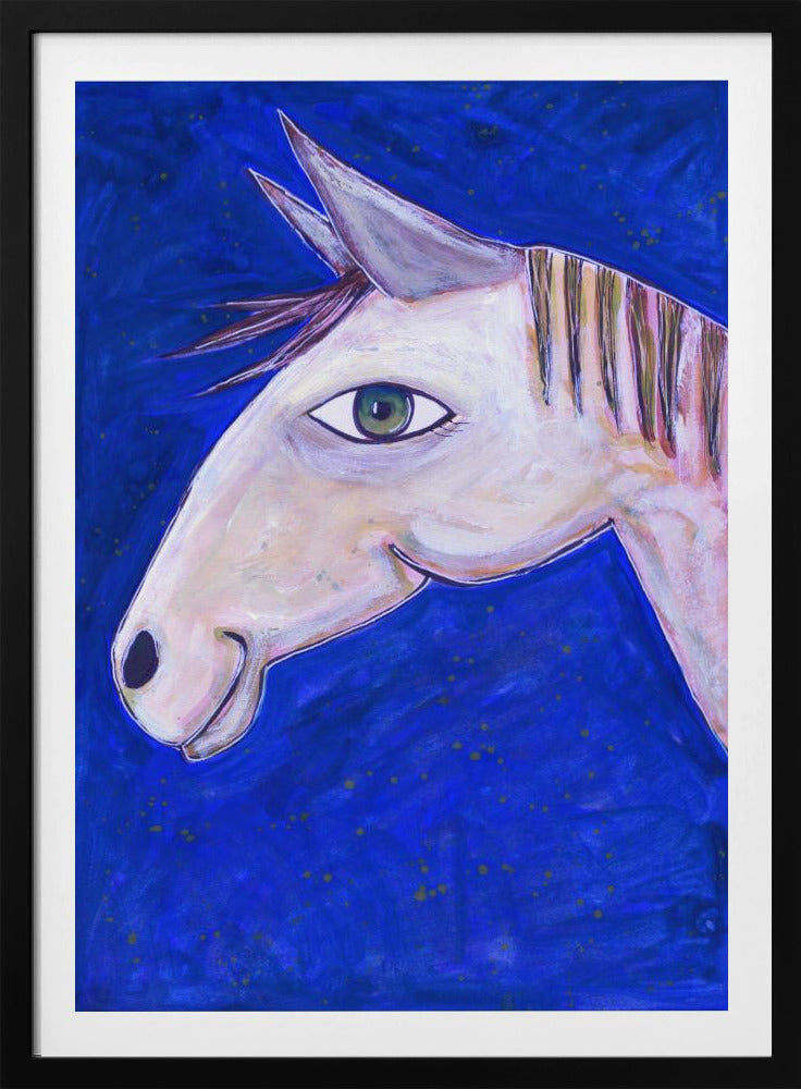 Dreaming of Horses Luminous Blue | Poster