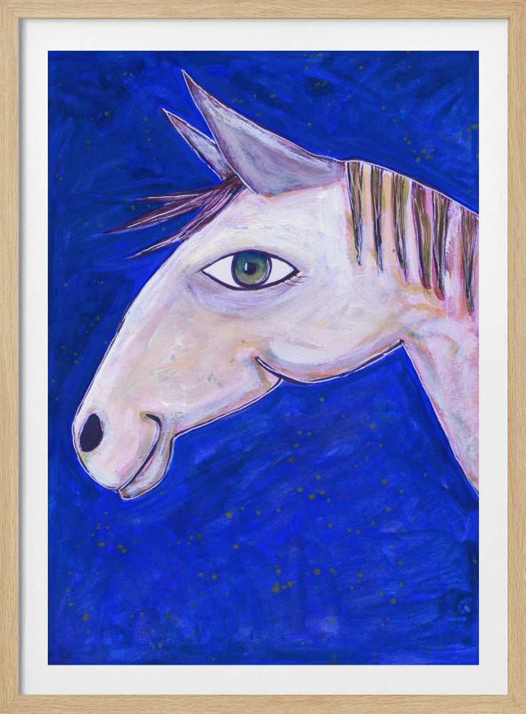 Dreaming of Horses Luminous Blue | Poster