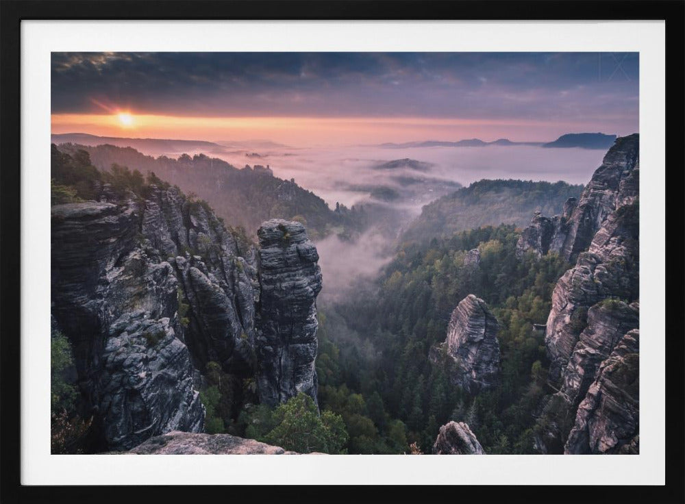 Sunrise on the Rocks | Poster