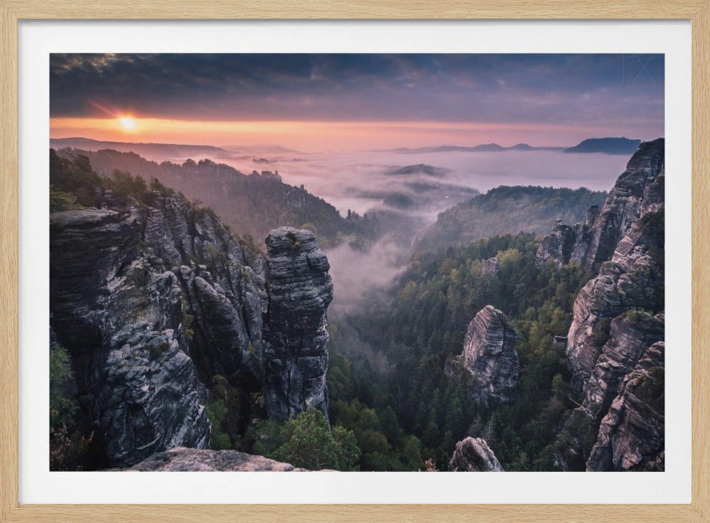 Sunrise on the Rocks | Poster