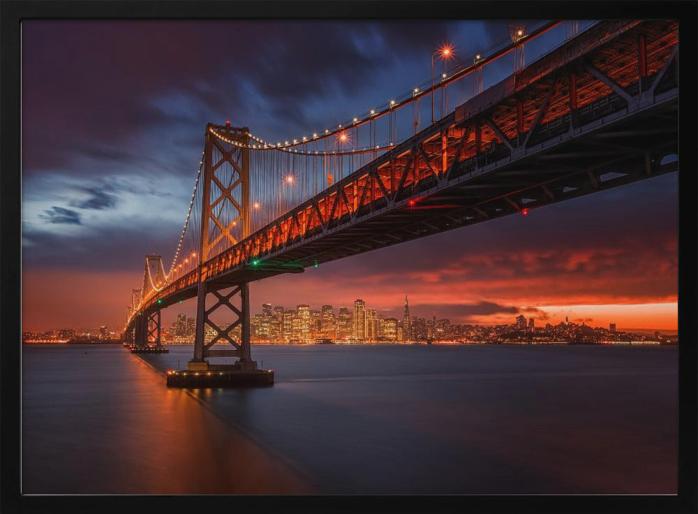 Bay Bridge at Night | Poster