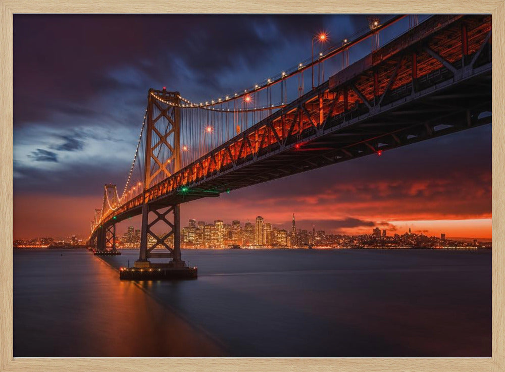 Bay Bridge at Night | Poster