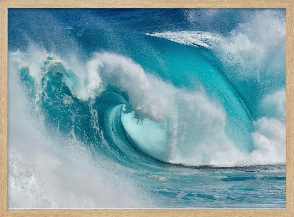 When the ocean turns into blue fire | Poster