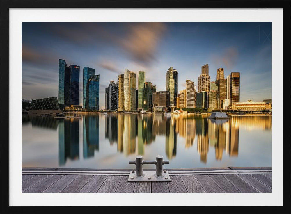 Golden Morning in SIngapore | Poster
