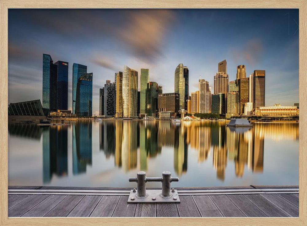 Golden Morning in SIngapore | Poster