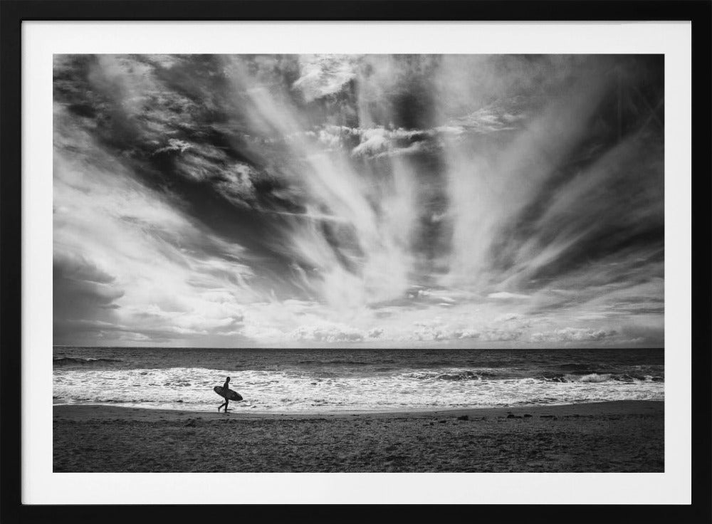 The loneliness of a surfer | Poster