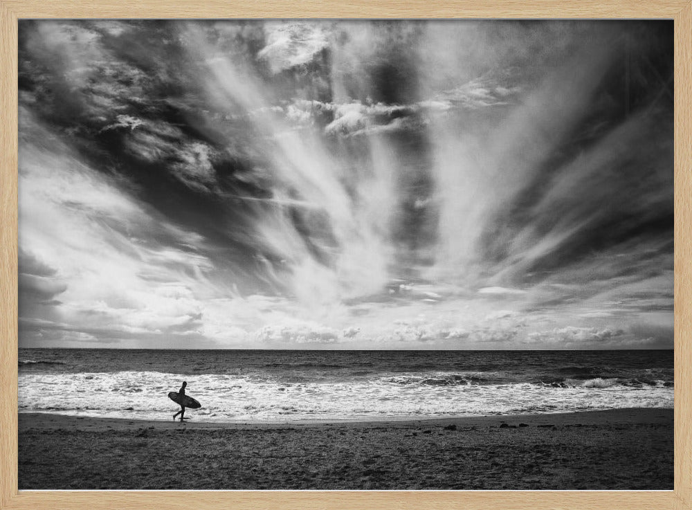 The loneliness of a surfer | Poster