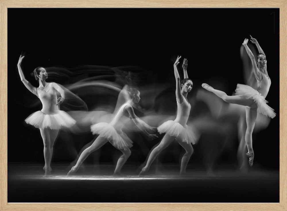 Balerina Art Wave | Poster