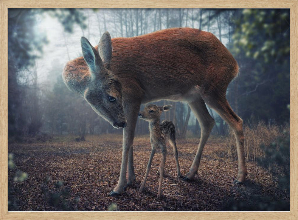 Mother and Fawn | Poster