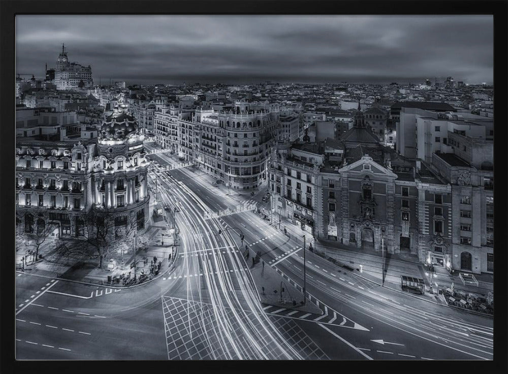 Madrid City Lights | Poster