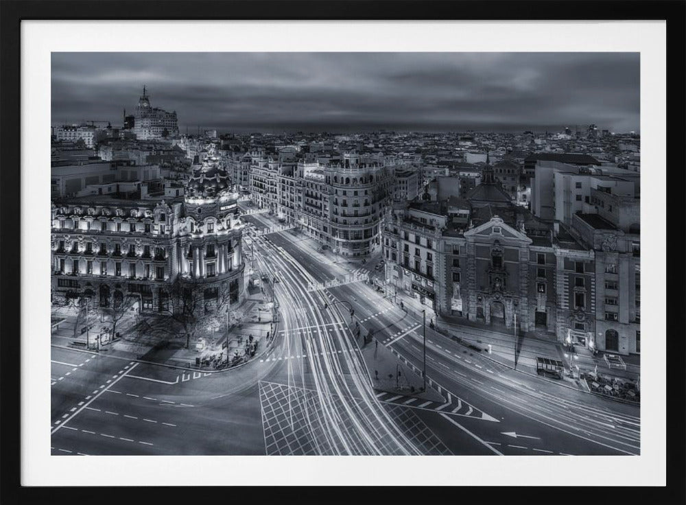 Madrid City Lights | Poster