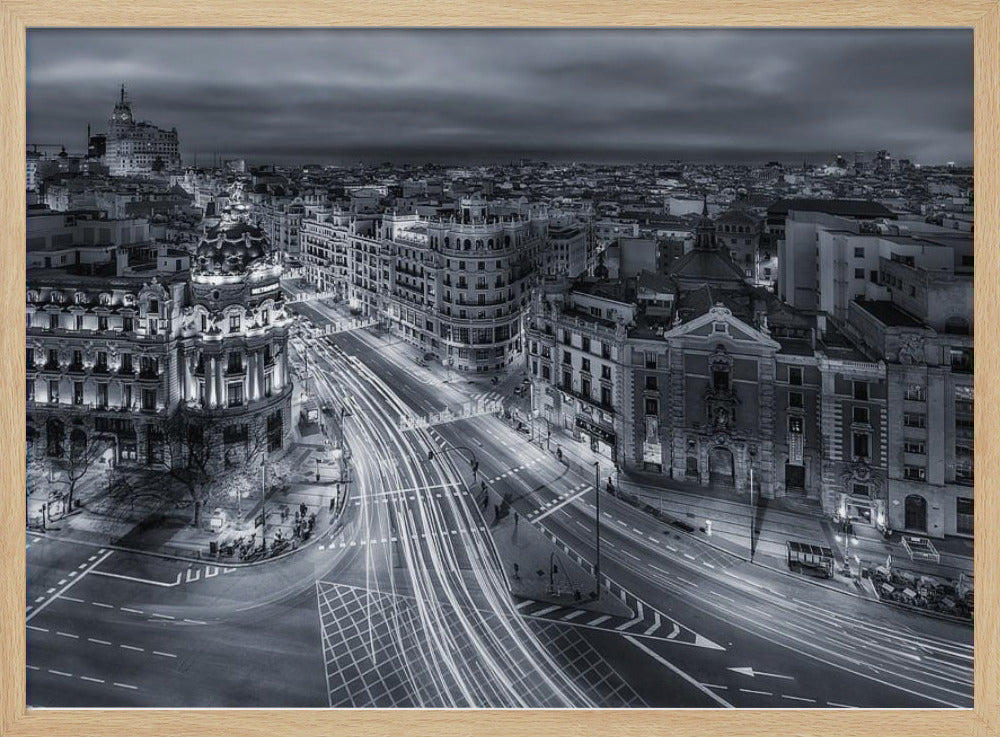 Madrid City Lights | Poster