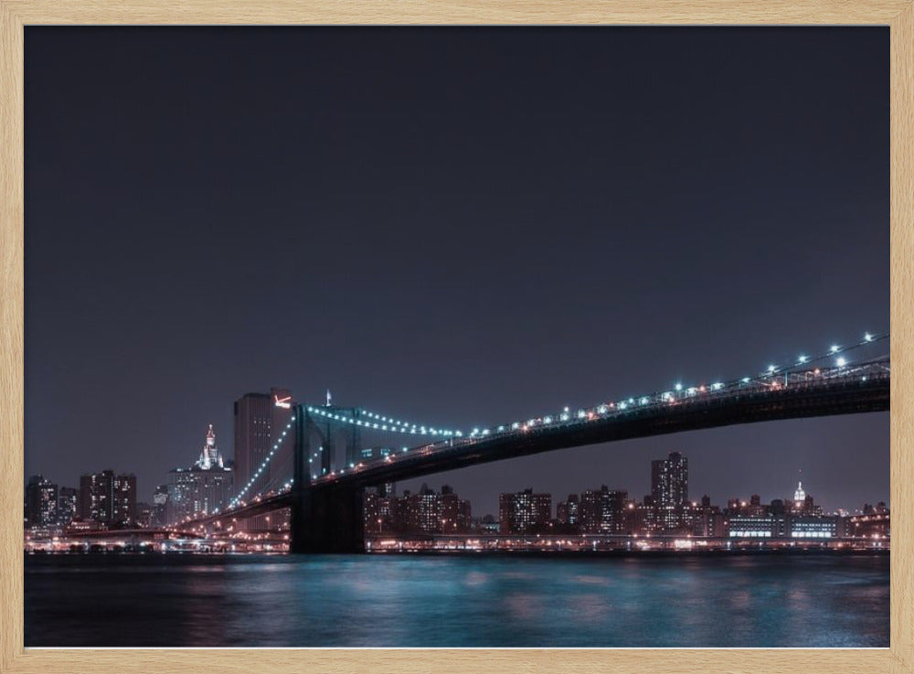 Manhattan Skyline and Brooklyn Bridge | Poster