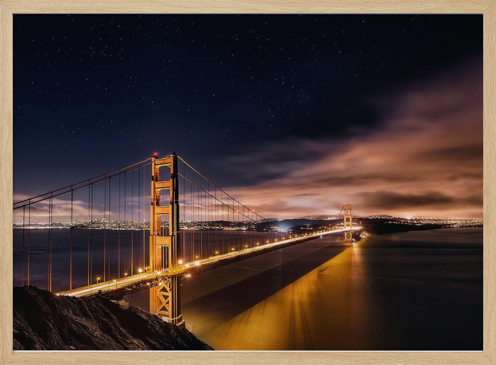 Golden Gate to Stars | Poster