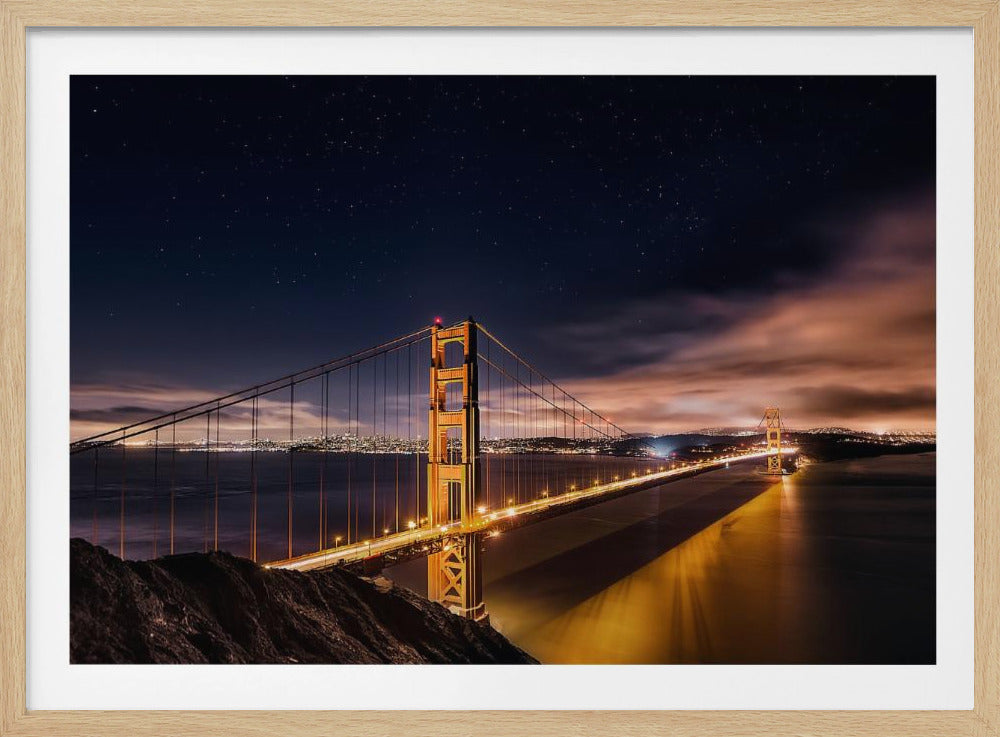 Golden Gate to Stars | Poster