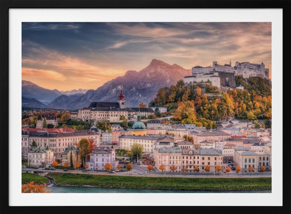 Salzburg in Fall Colors | Poster