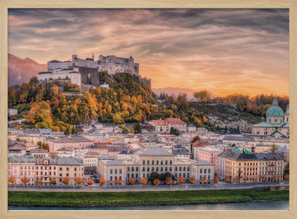 Salzburg in Fall Colors | Poster