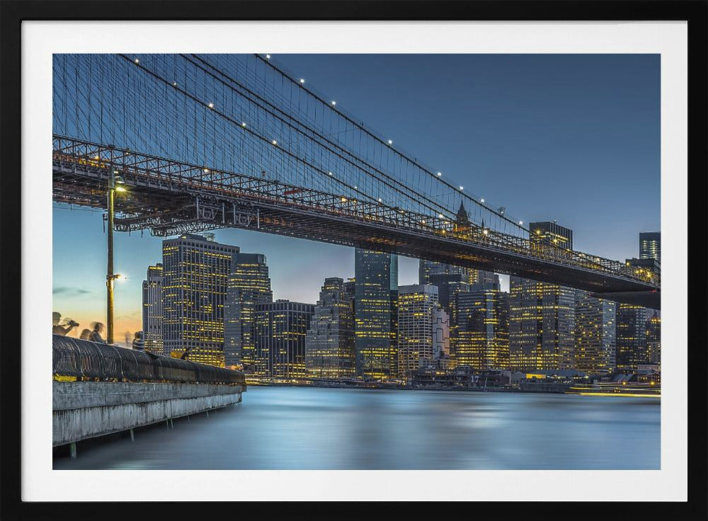 New York - Blue Hour over Manhattan | Poster