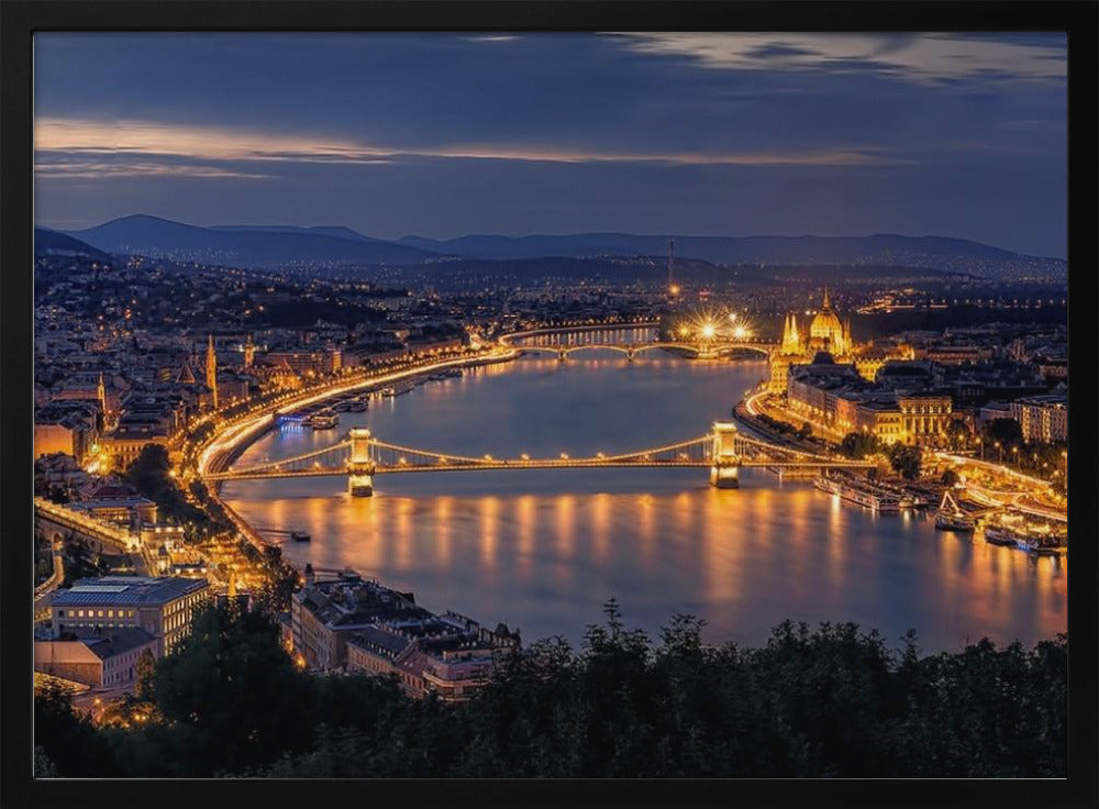 Panorama of Budapest | Poster
