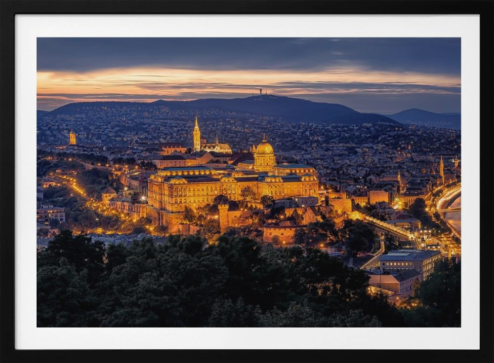 Panorama of Budapest | Poster