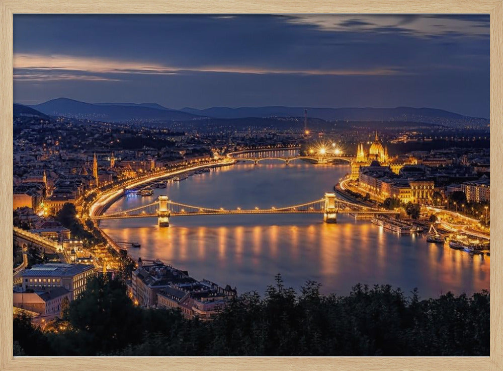 Panorama of Budapest | Poster