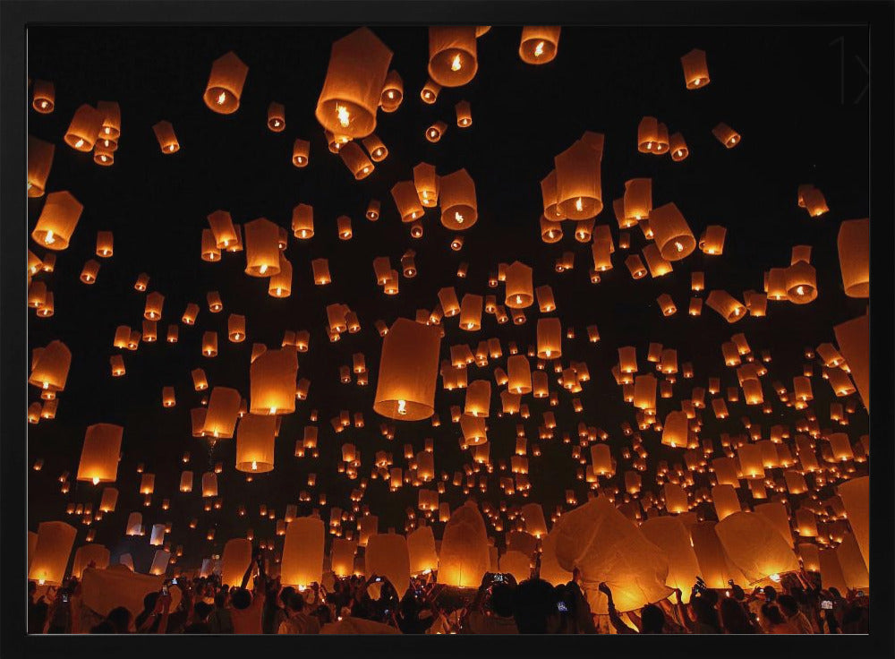 Floating Lanterns | Poster