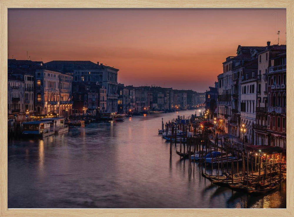 Venice Grand Canal at Sunset | Poster
