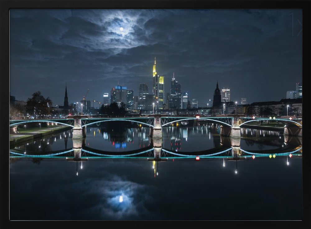 Frankfurt at Full Moon | Poster