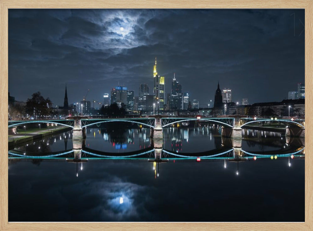 Frankfurt at Full Moon | Poster