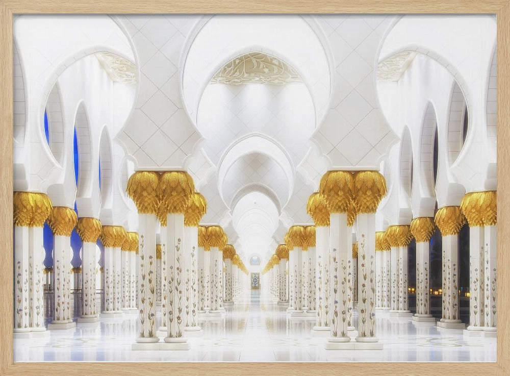 White and Gold | Poster