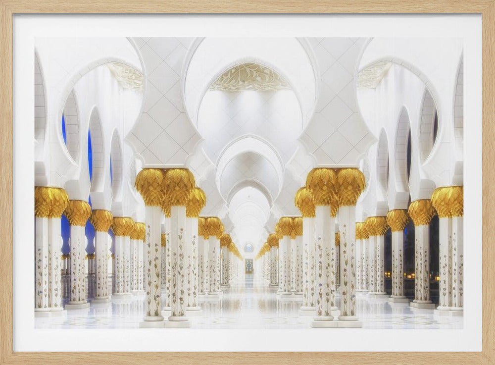 White and Gold | Poster