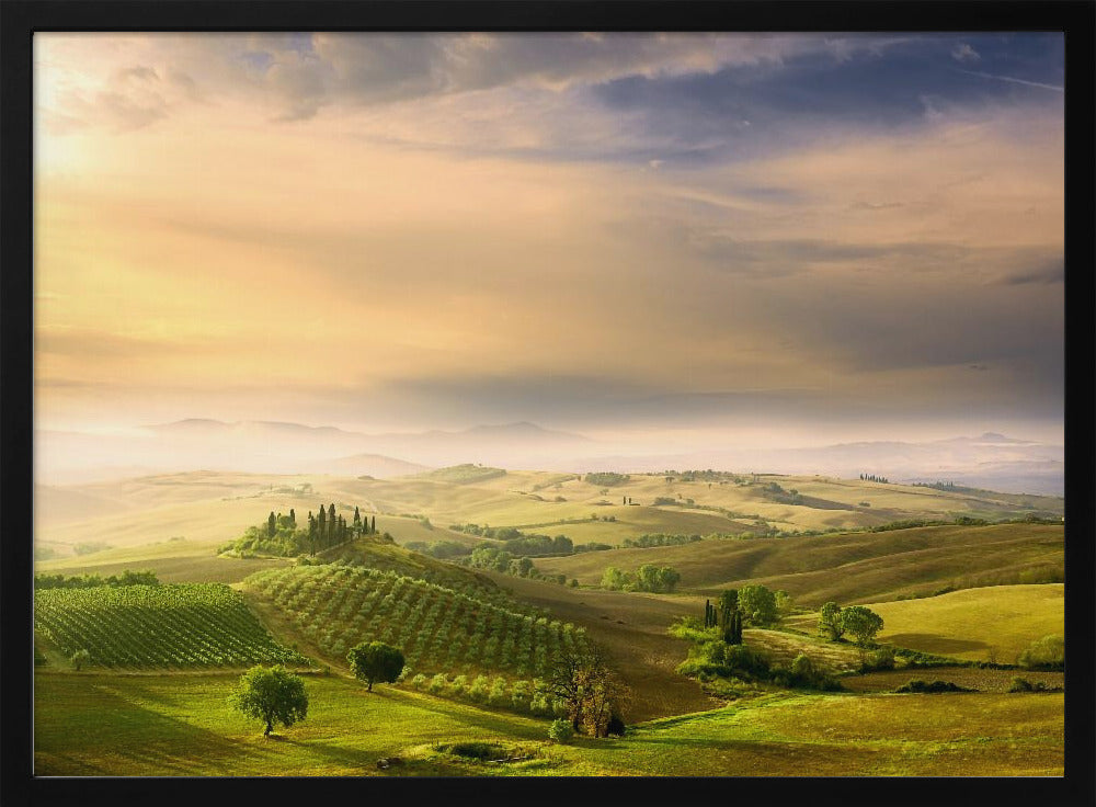 Podere Belvedere's Sunrise | Poster