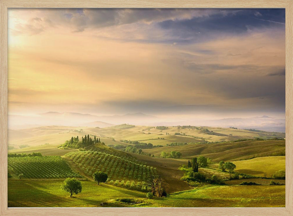 Podere Belvedere's Sunrise | Poster