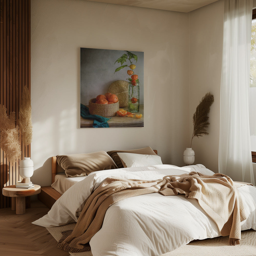 Still life with Clementines | Canvas