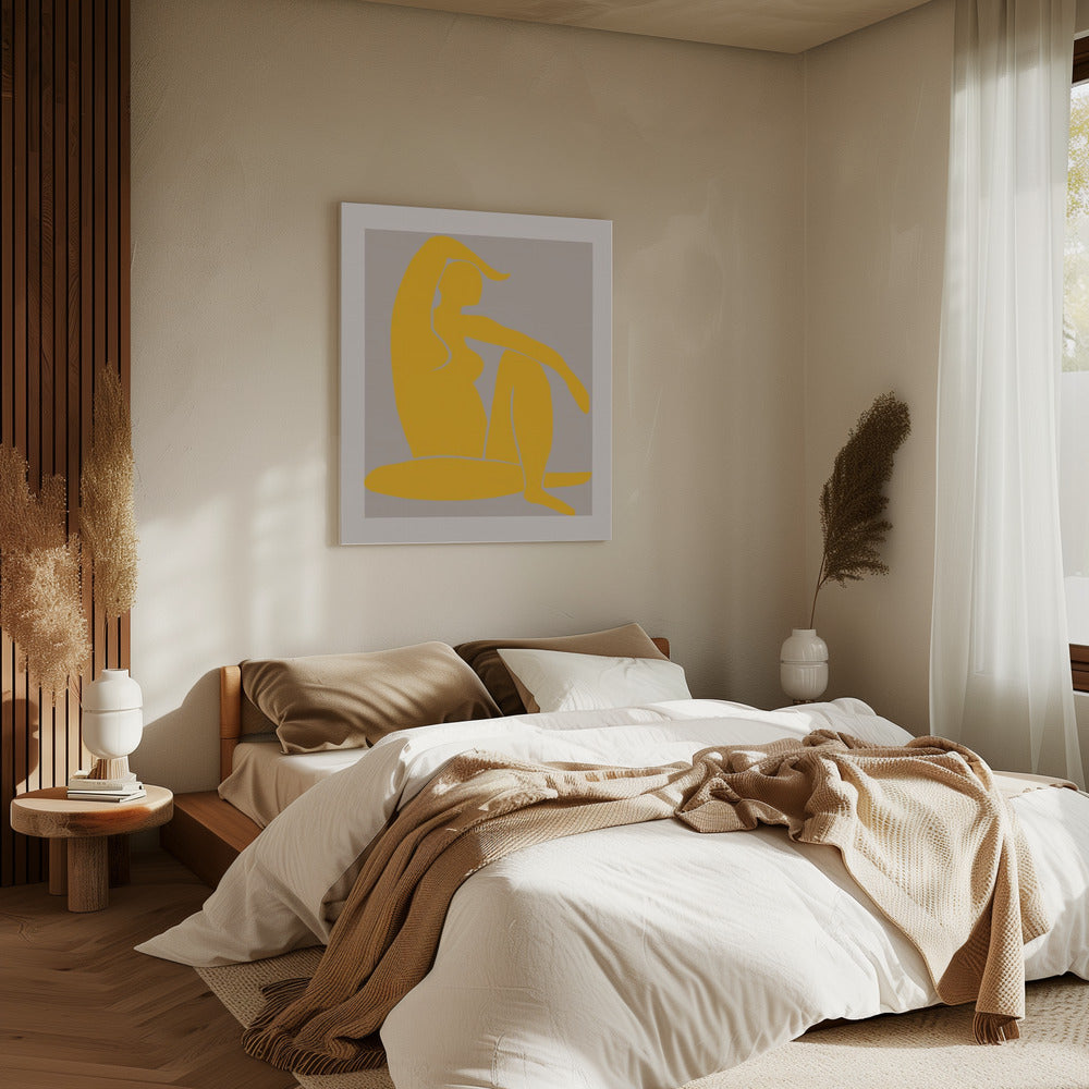 Yellow Figure | Canvas