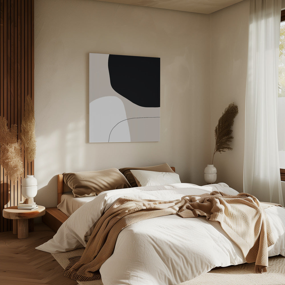 Monochrome Shapes | Canvas