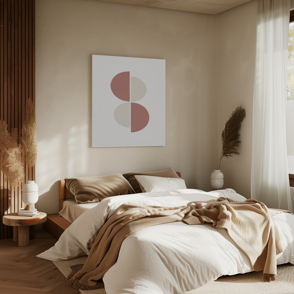 Geometric Shapes in Earthy Tones | Canvas