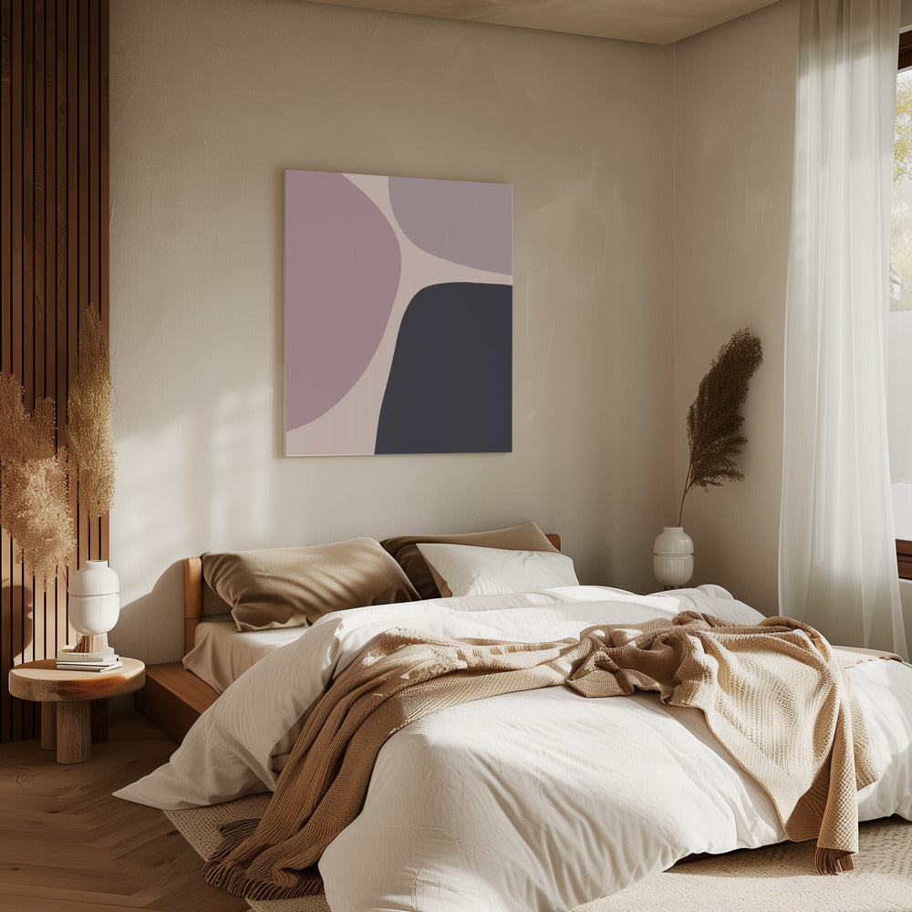 Muted Shapes Harmony | Canvas