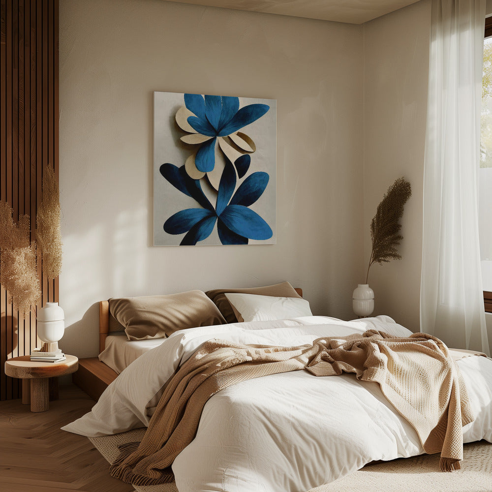 Blue Nymphaea | Canvas