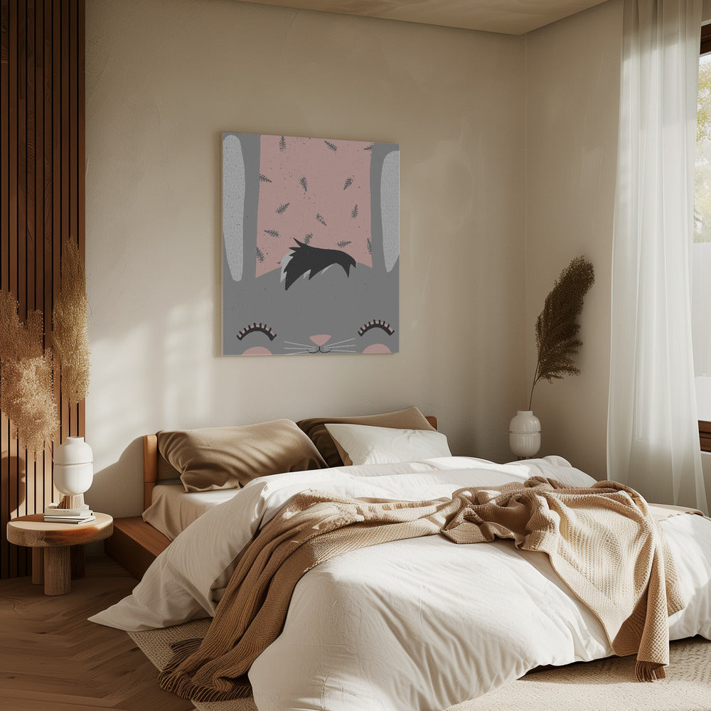 Whimsical Bunny Bliss | Canvas