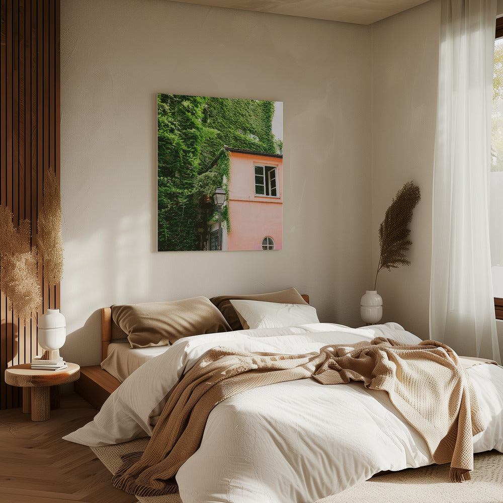 Green and Pink || Montmartre Paris | Canvas